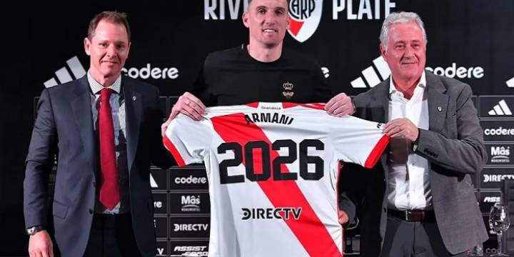 Franco Armani renovó contrato con River Plate