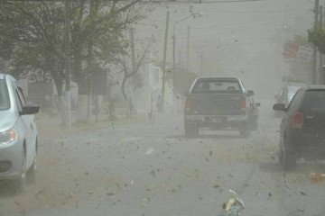 Alerta amarilla por fuertes vientos