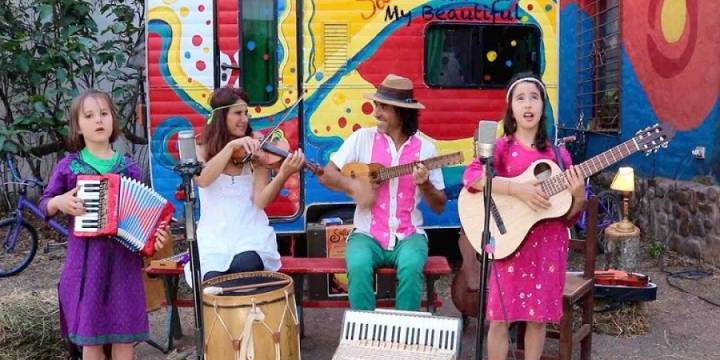 La familia musical viajera 