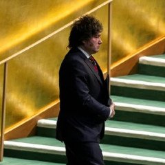 Milei promociona al país como un refugio