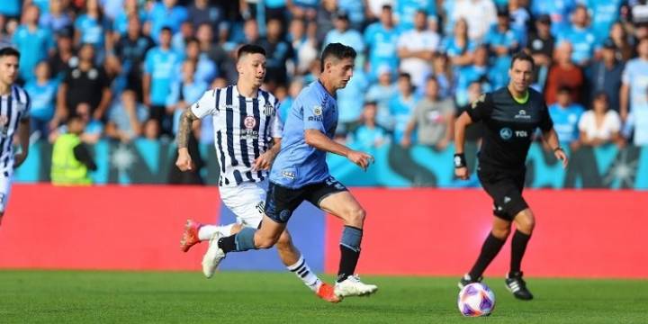 Belgrano y Talleres empataron 1 a 1 por la Liga Profesional
