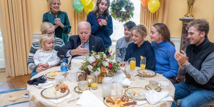 Joe Biden cumplió 80 años y los festejó de manera discreta