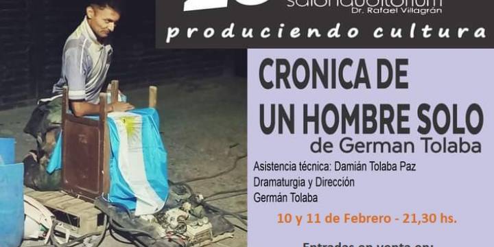 Crónica de un hombre solo en el Salón Auditórium