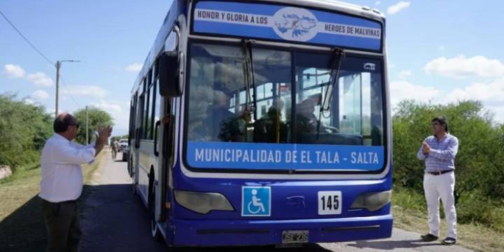El Tala recibió el primer transporte interurbano de pasajeros 