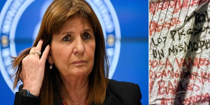 La ministra Patricia Bullrich fue amenazada en Rosario