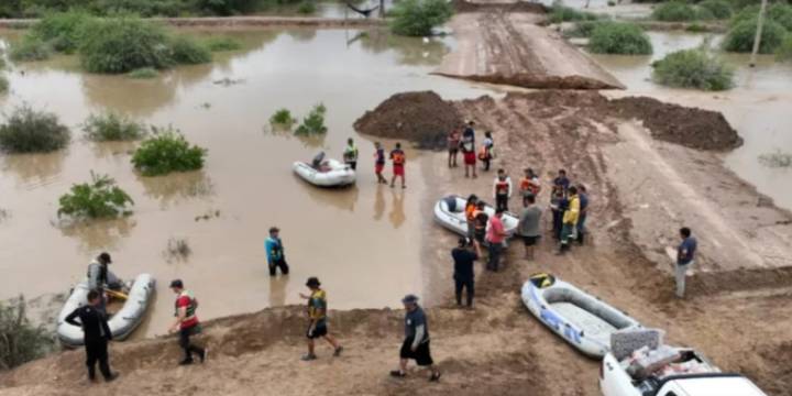 Río Pilcomayo: evalúan las defensas en Santa Victoria Este 