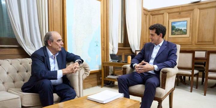 Wado de Pedro se reunió con Guillermo Francos