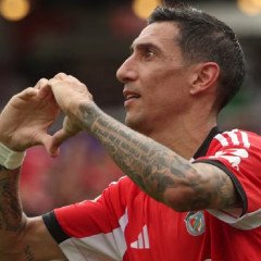 Di María presente en la despedida de Messi