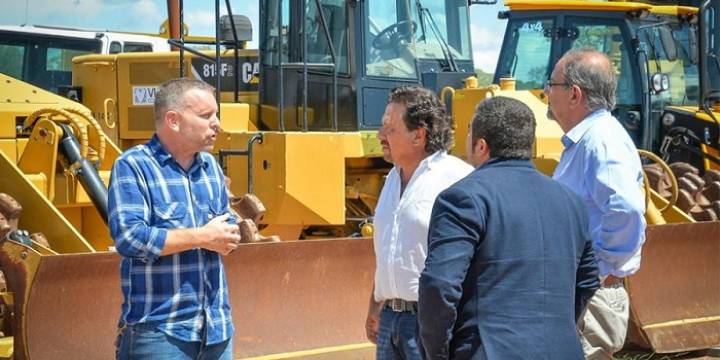 Sáenz supervisó los avances de obra en la ruta nacional 9/34