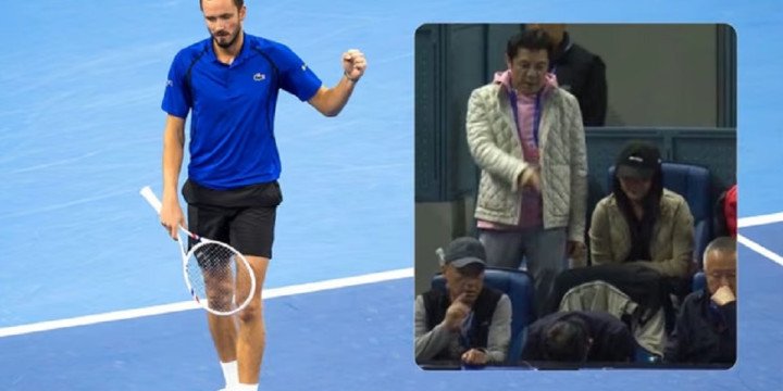 Daniil Medvedev fue descalificado en China