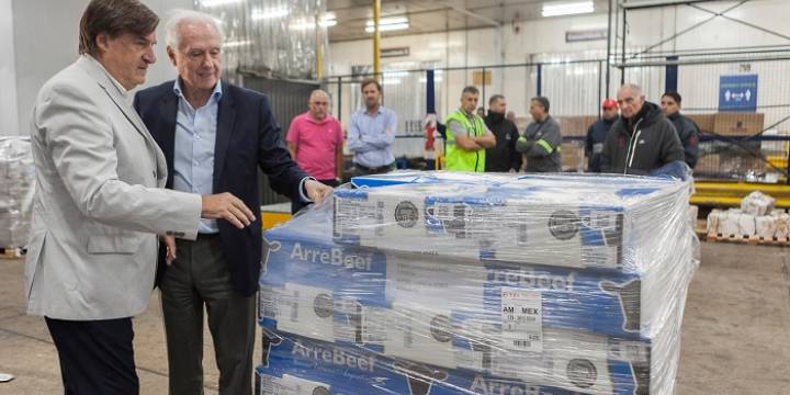 Por primera vez Argentina exporta carne vacuna a México