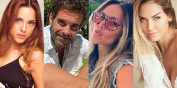 Vinculan a Nicolás Cabré con tres mujeres al mismo tiempo