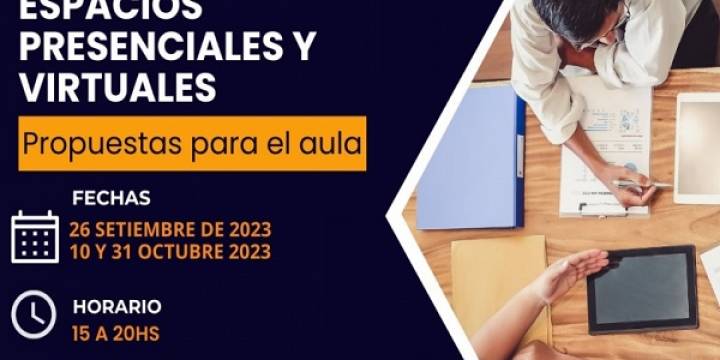 Curso Enseñar y Evaluar en espacios presenciales y virtuales