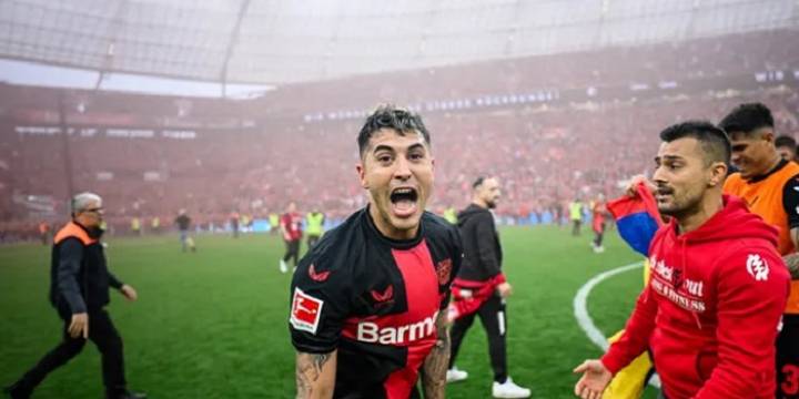 Exequiel Palacios hizo historia en la Bundesliga