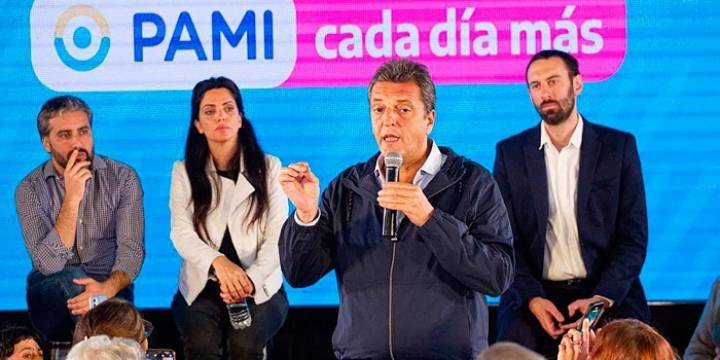 Sergio Massa anunció un nuevo bono para jubilados