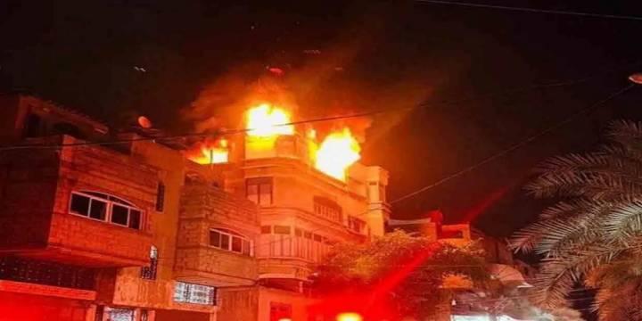 Incendio en Gaza deja 21 personas fallecidas y varios heridos